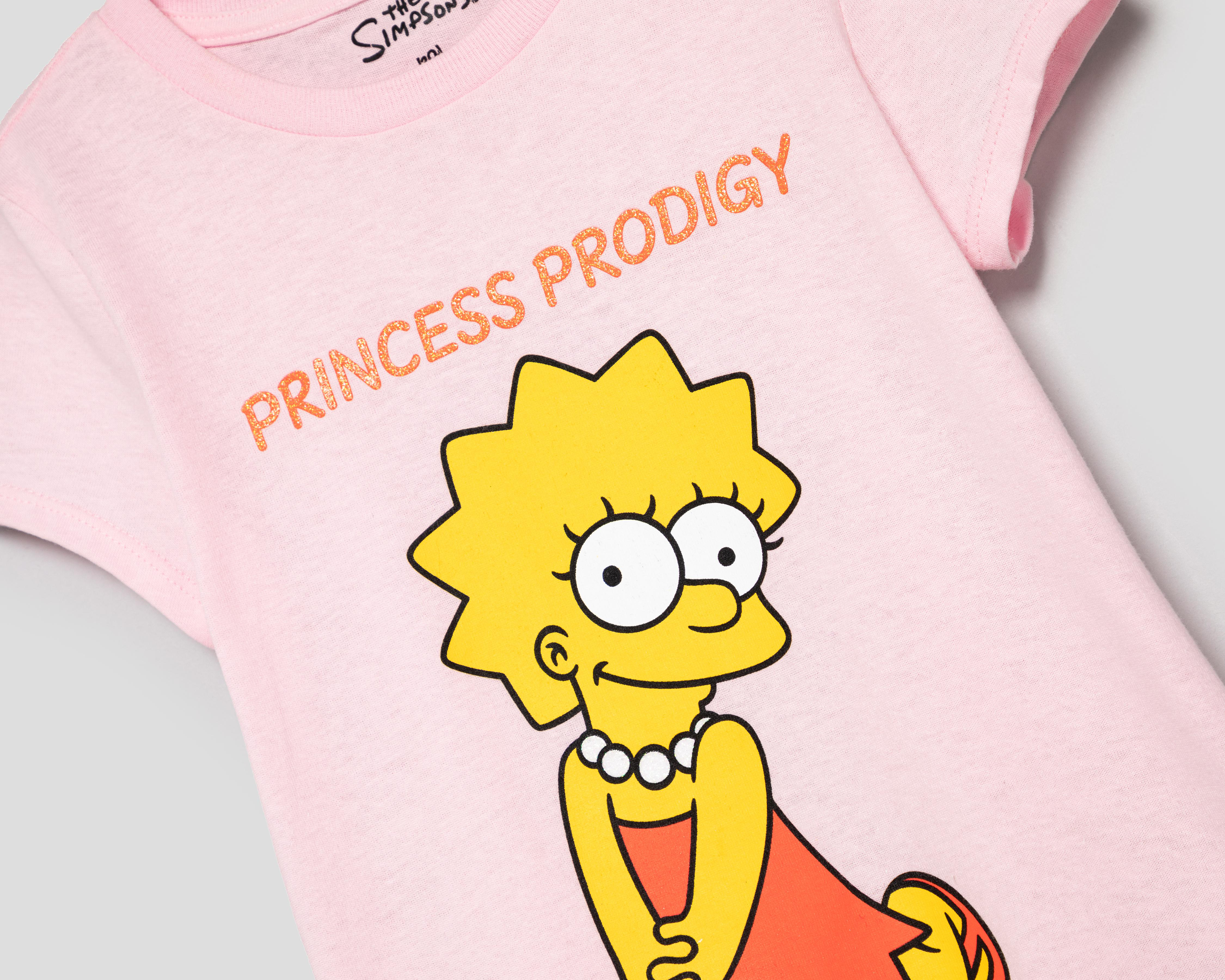 Foto 4 pulgar | Playera Los Simpsons Disney para Niña