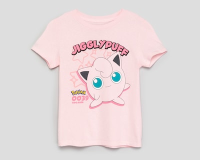 Foto 1 | Playera de Cuello Redondo Rosa Pokémon para Niña