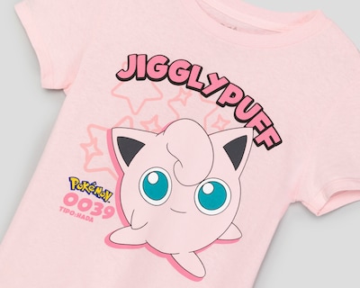 Foto 3 | Playera de Cuello Redondo Rosa Pokémon para Niña