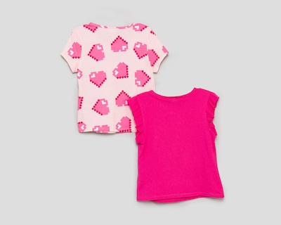 Foto 2 | Playera Minecraft para Niña 2 Piezas