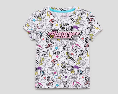 Foto 1 | Playera Las Chicas Superpoderosas Manga Corta para Niña