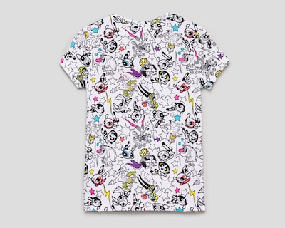 Foto 2 | Playera Las Chicas Superpoderosas Manga Corta para Niña