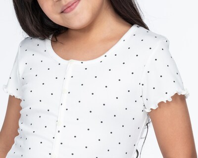 Foto 4 | Playera de Cuello Redondo Refill Blanca Juvenil