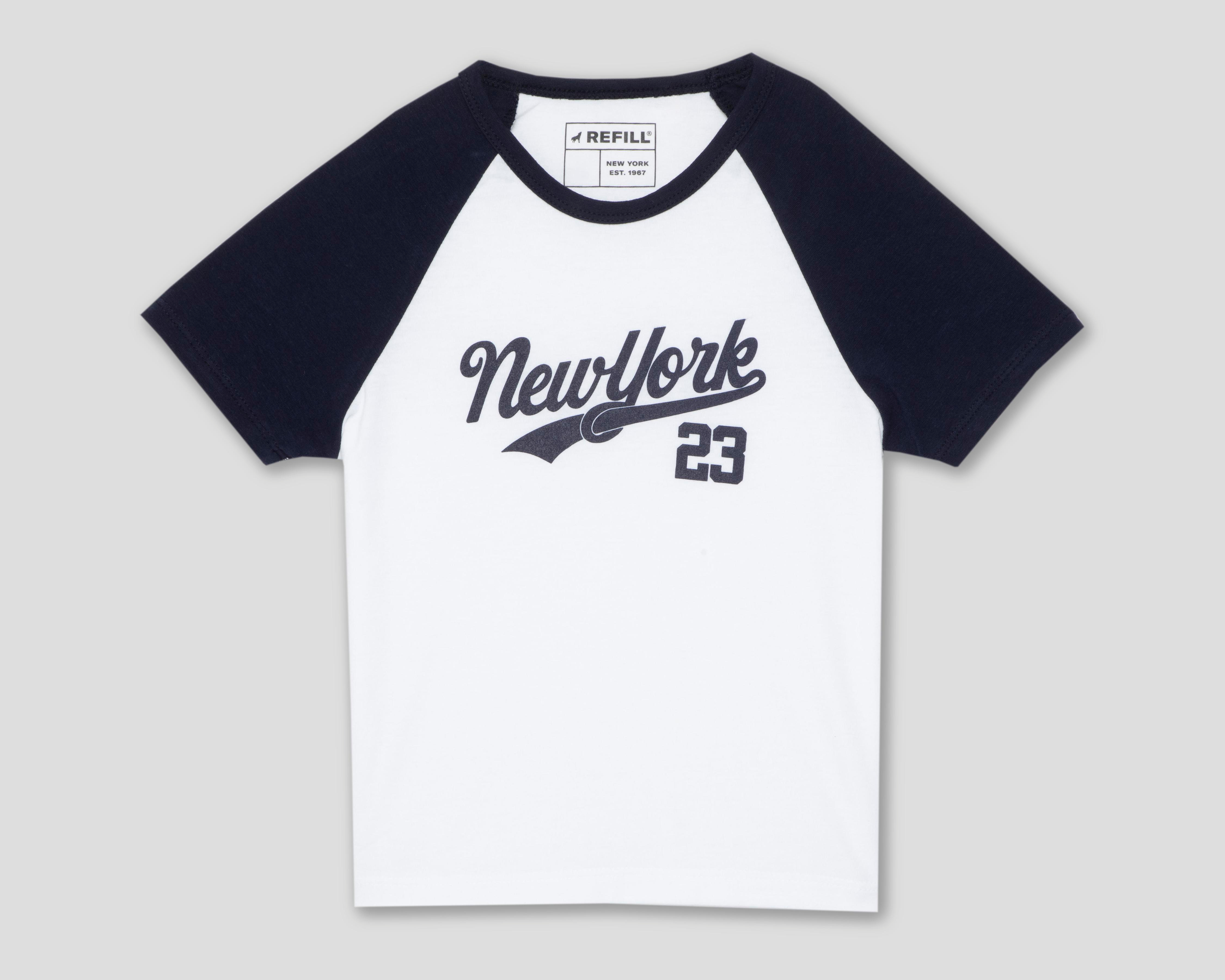 Playera Manga Corta Refill Juvenil