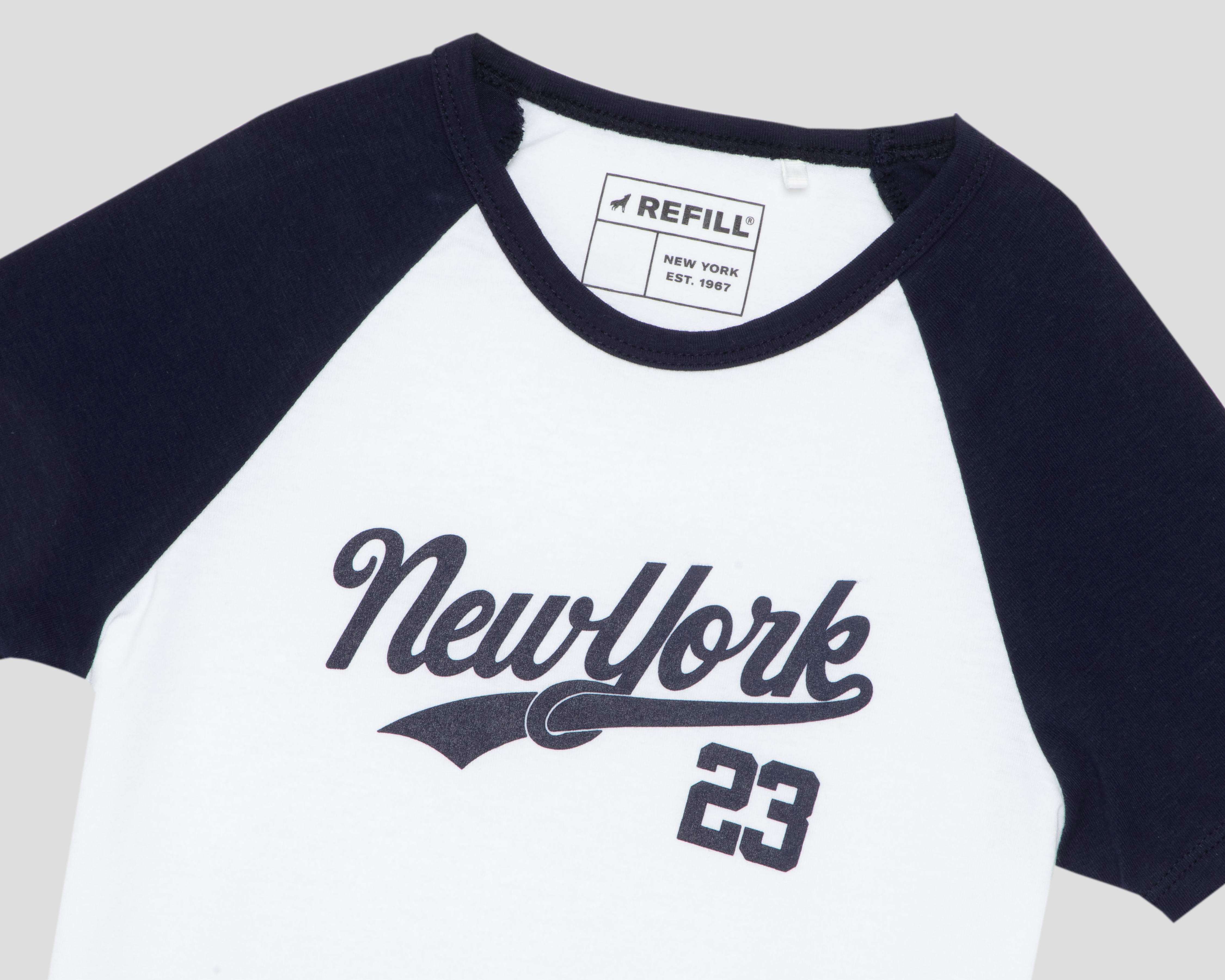 Foto 3 | Playera Manga Corta Refill Juvenil