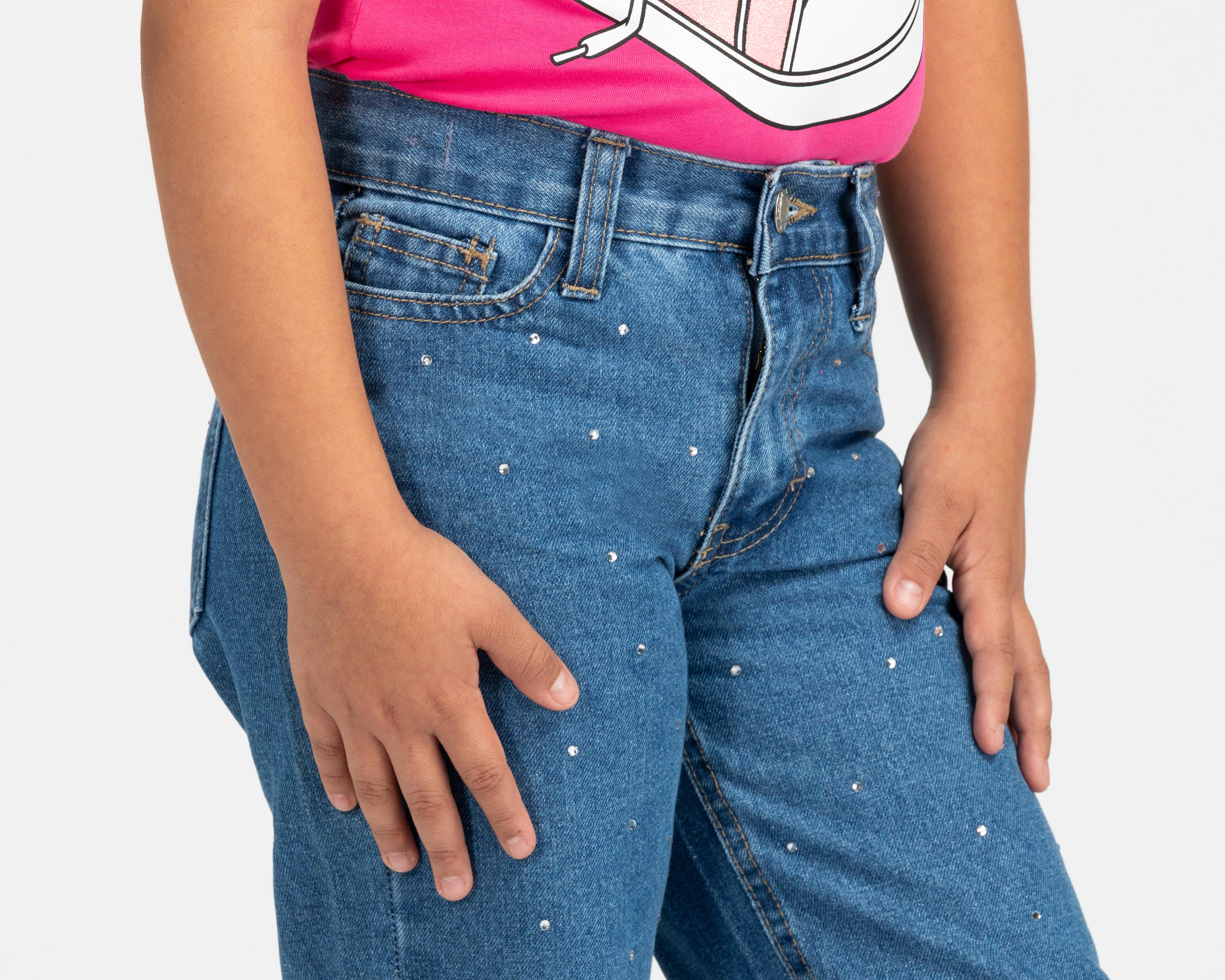 Foto 4 | Pantalón Girls Attitude Wide Leg para Niña