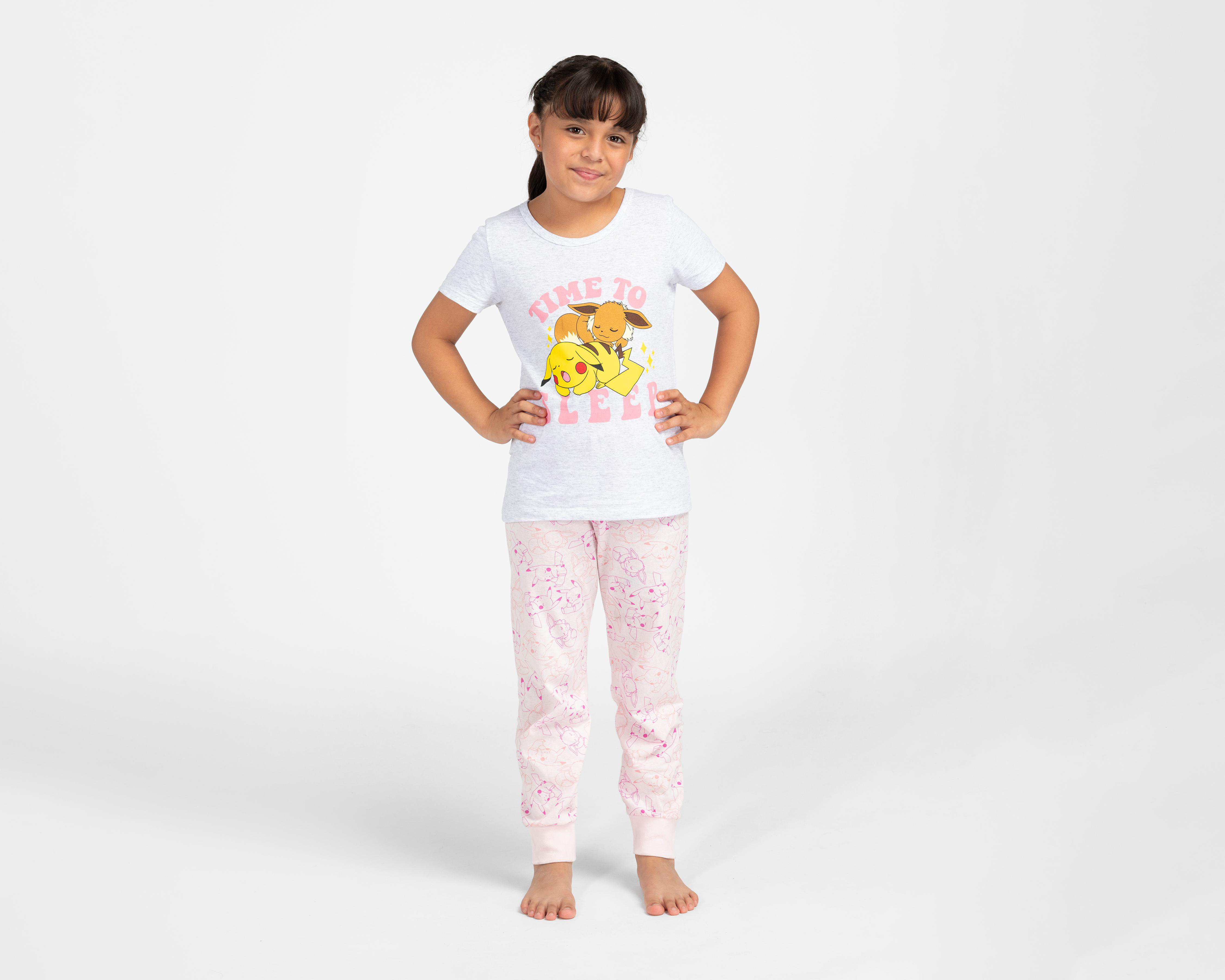 Pijama para Niña Pokémon Estampada 2 Piezas $216