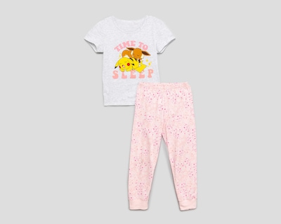 Foto 1 | Pijama para Niña Pokémon Estampada 2 Piezas