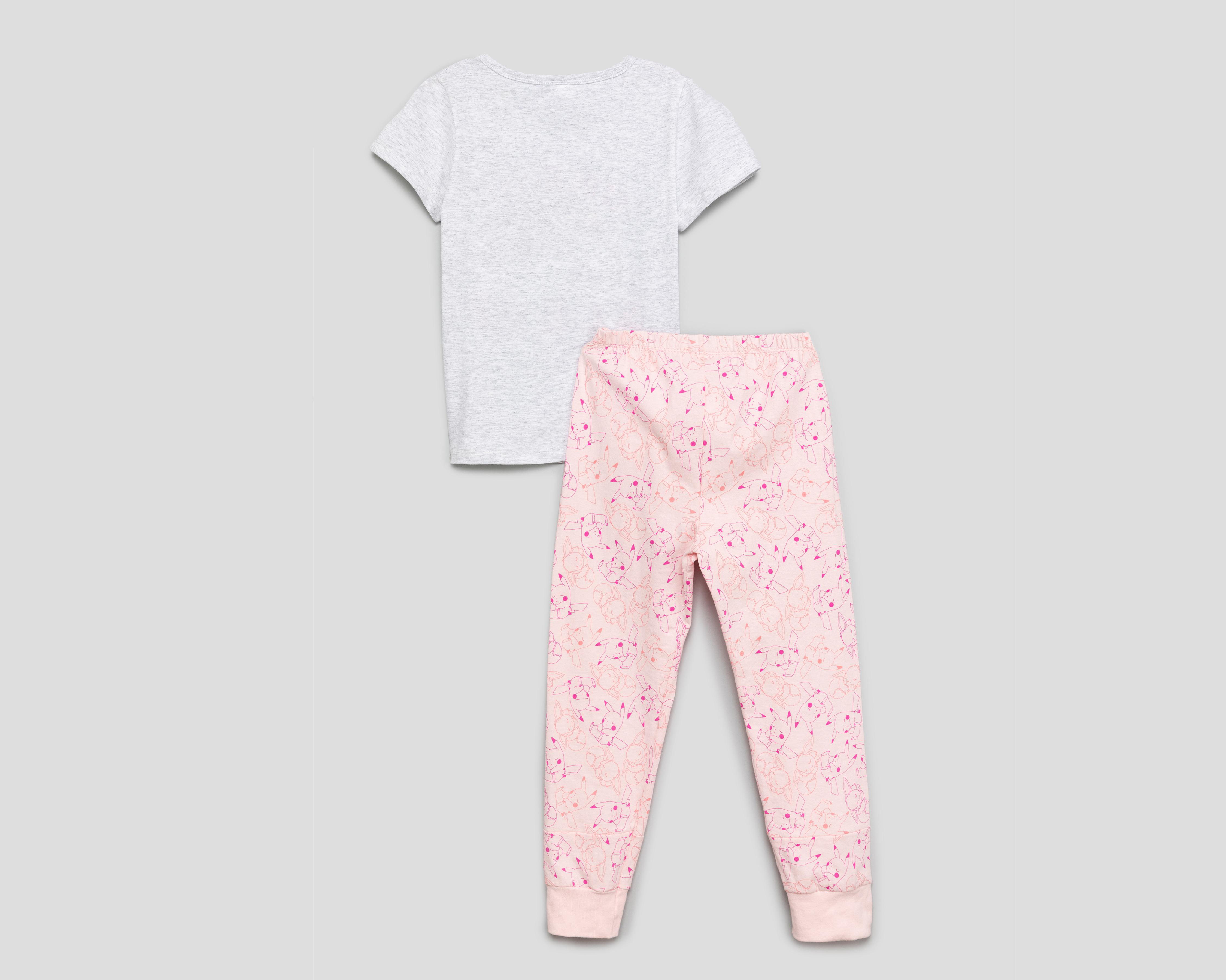 Foto 2 | Pijama para Niña Pokémon Estampada 2 Piezas