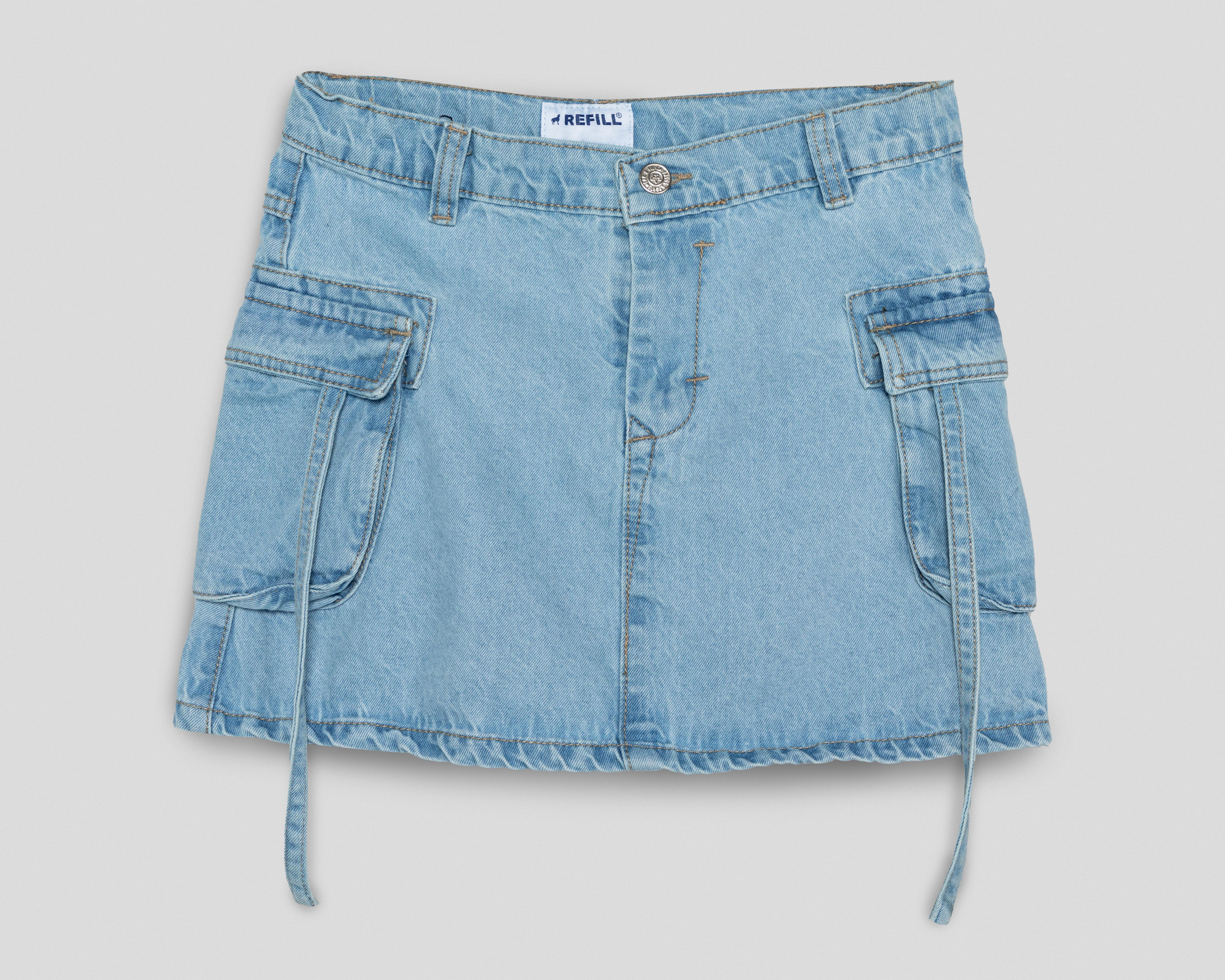 Falda Azul Refill para Niña