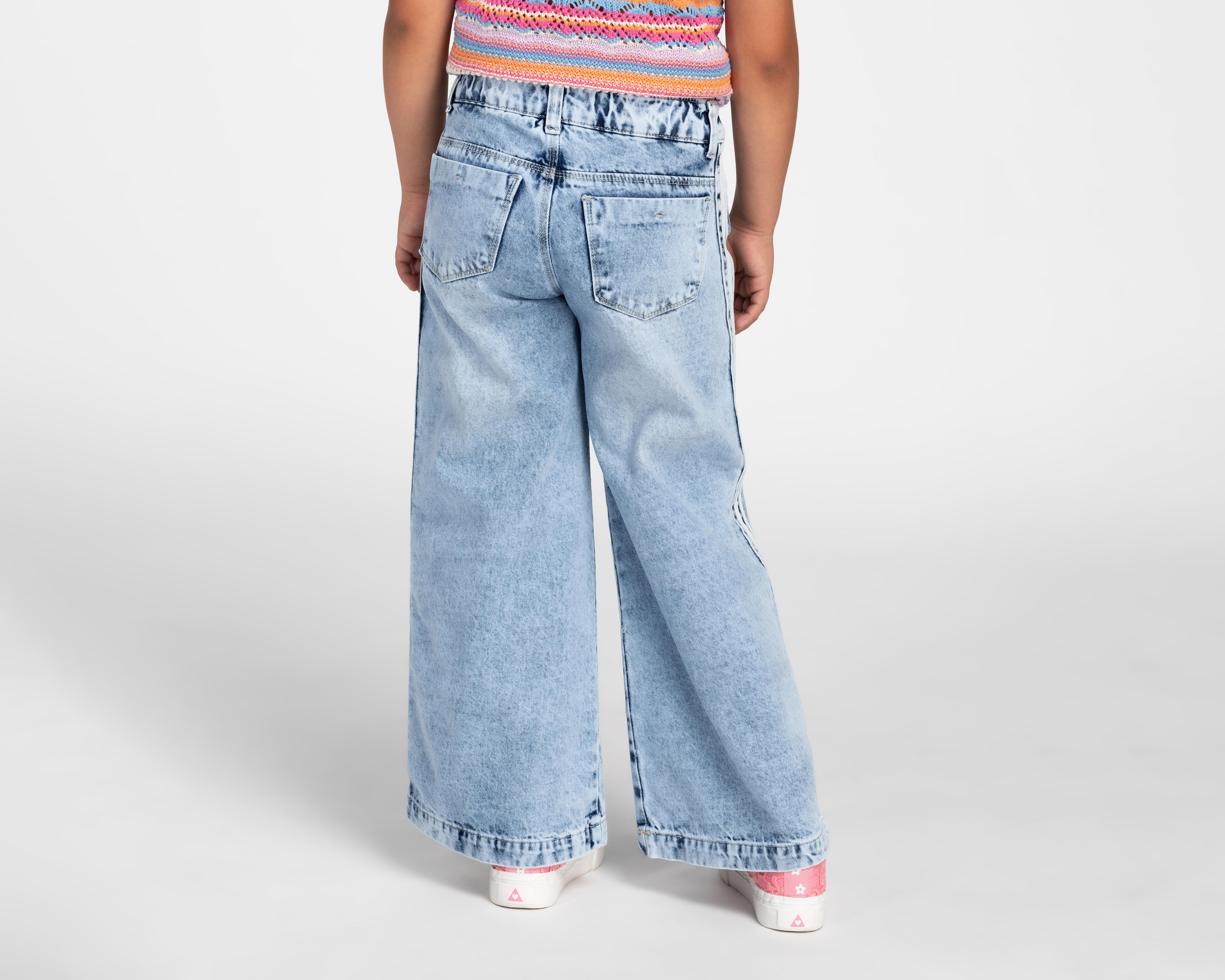 Foto 4 pulgar | Jeans Wide Leg Refill Juvenil