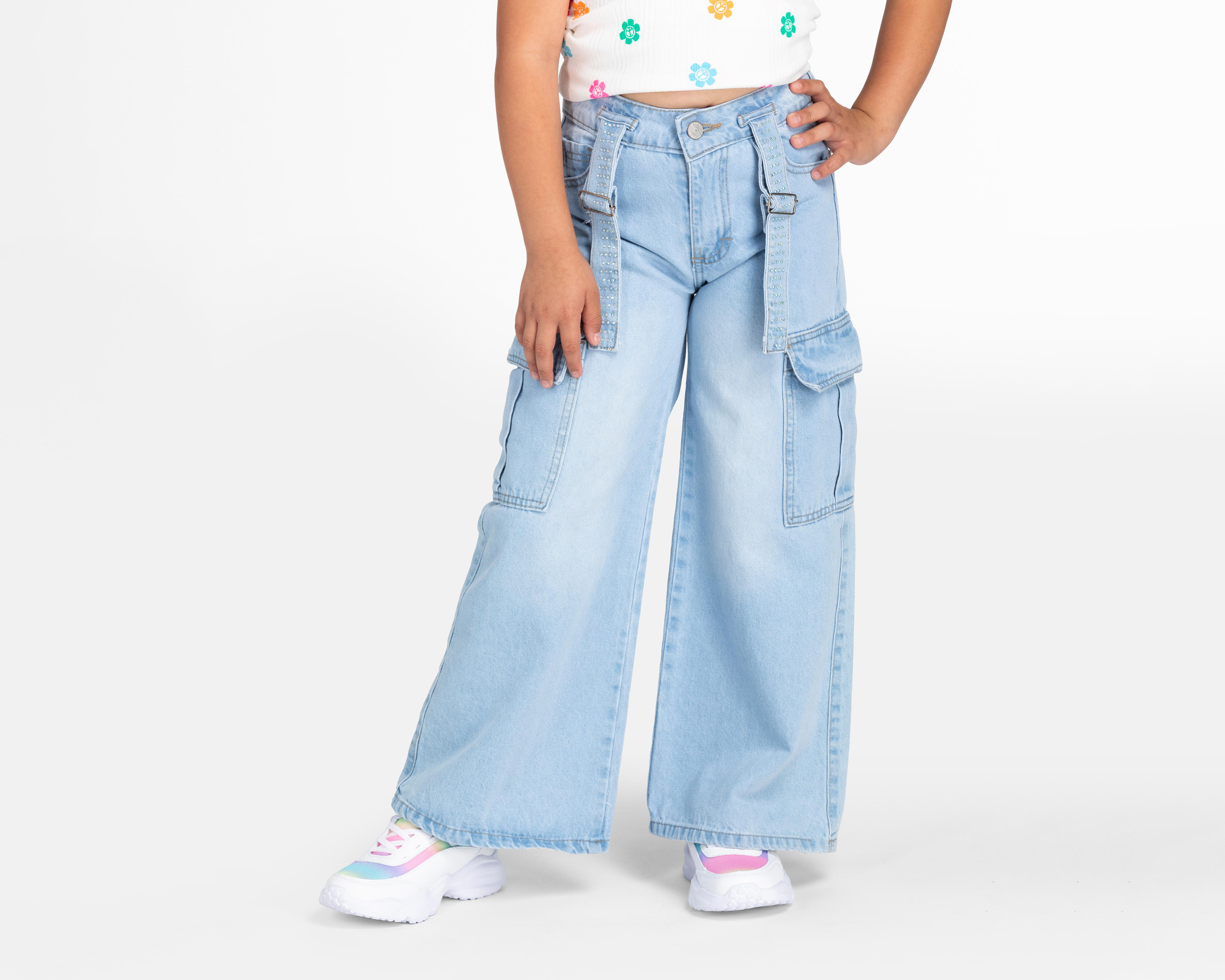 Pantalón Girls Attitude Wide Leg para Niña $312