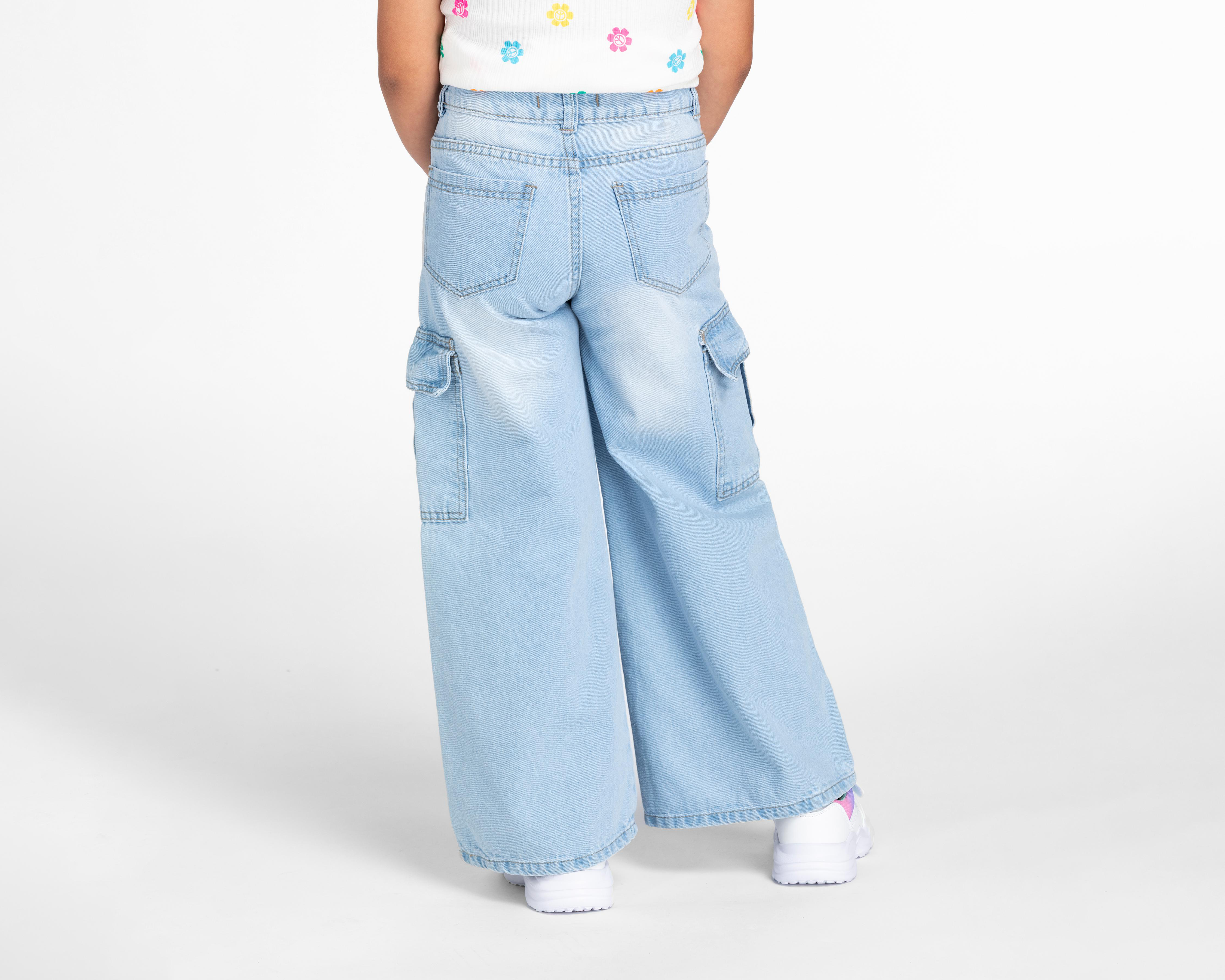 Foto 4 pulgar | Pantalón Girls Attitude Wide Leg para Niña