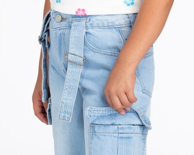 Foto 4 | Pantalón Girls Attitude Wide Leg para Niña