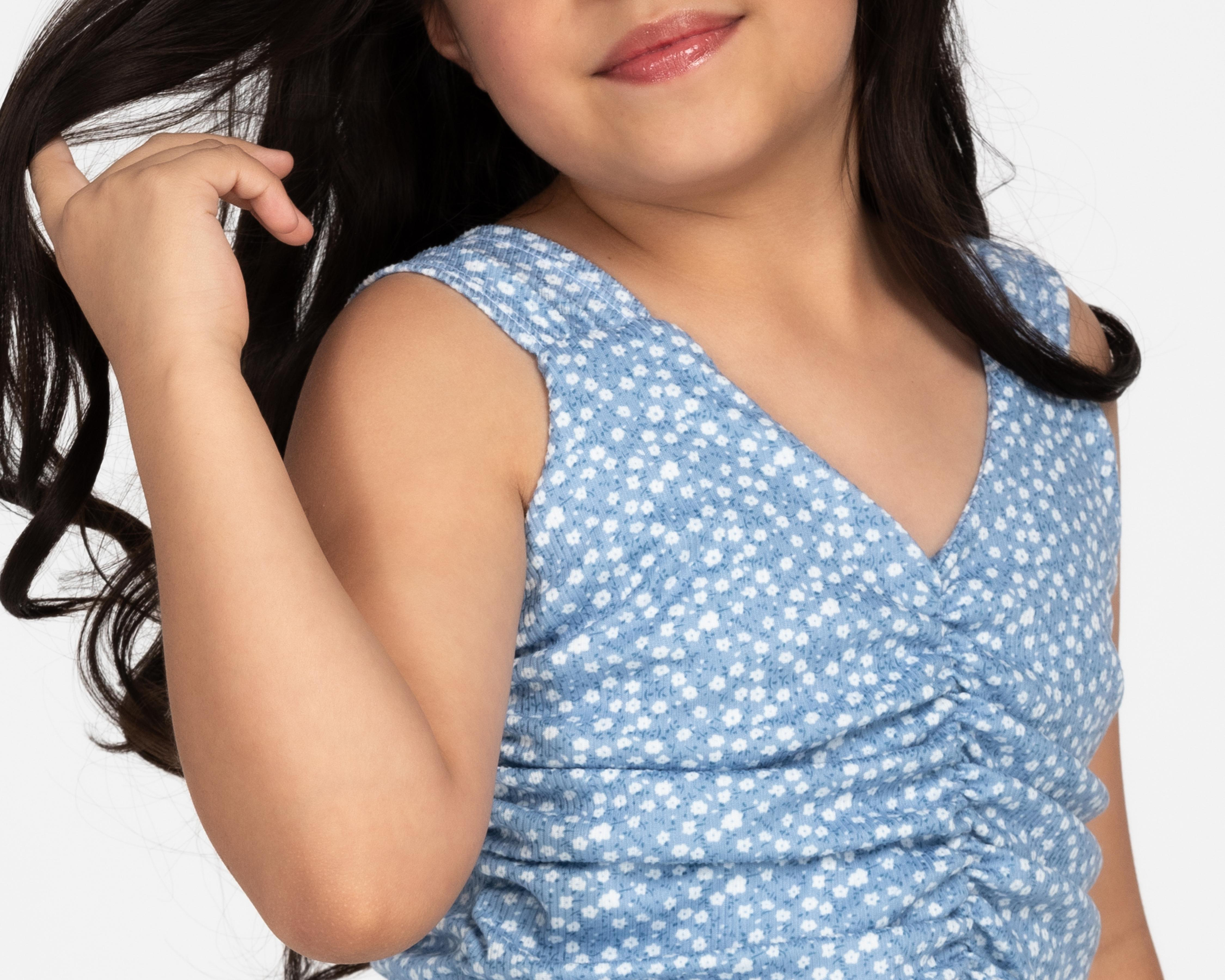 Foto 4 | Blusa Refill sin Mangas Juvenil