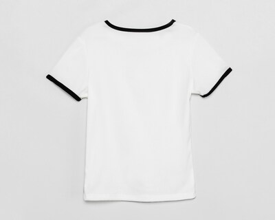 Foto 2 | Playera 18 Forever Manga Corta Blanca para Niña
