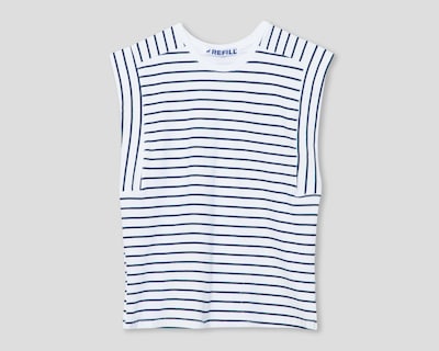 Foto 1 | Playera Refill sin Mangas a Rayas para Niña