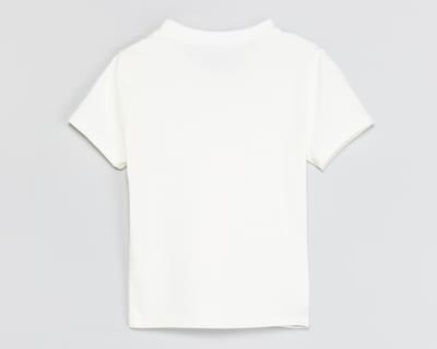 Foto 2 | Playera Cuello Redondo Blanca Harry Potter para Niña