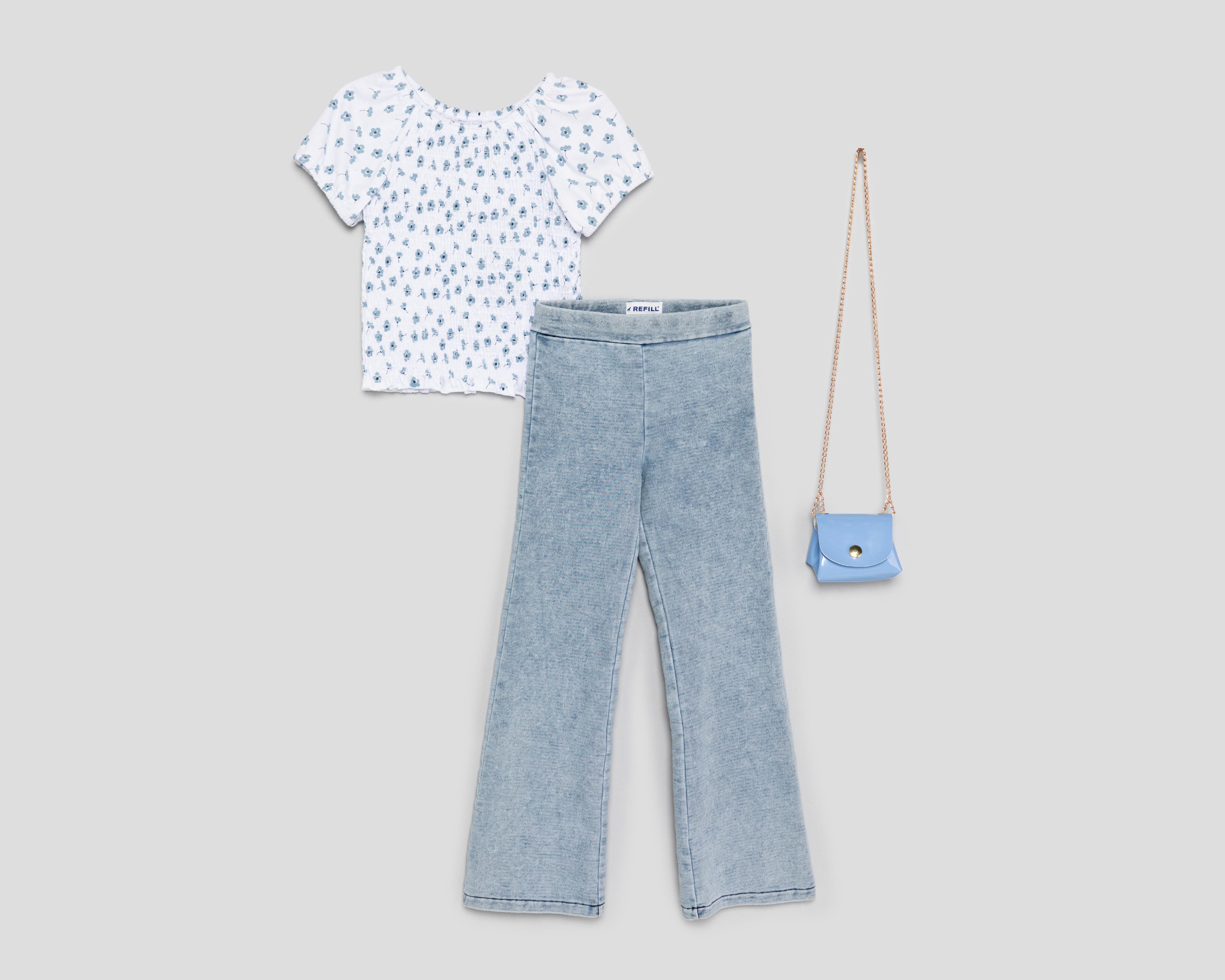 Blusa y Pantalón con Bolsa Refill para Niña
