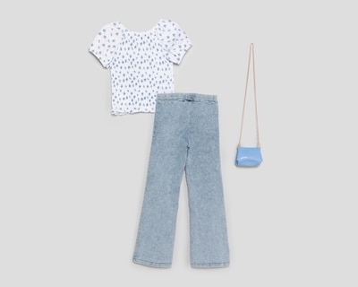 Foto 2 | Blusa y Pantalón con Bolsa Refill para Niña