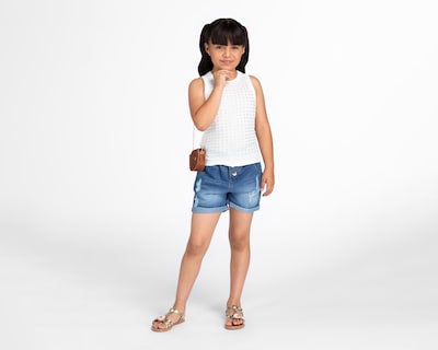 Foto 2 | Conjunto de Playera y Short Refill para Niña 3 Piezas