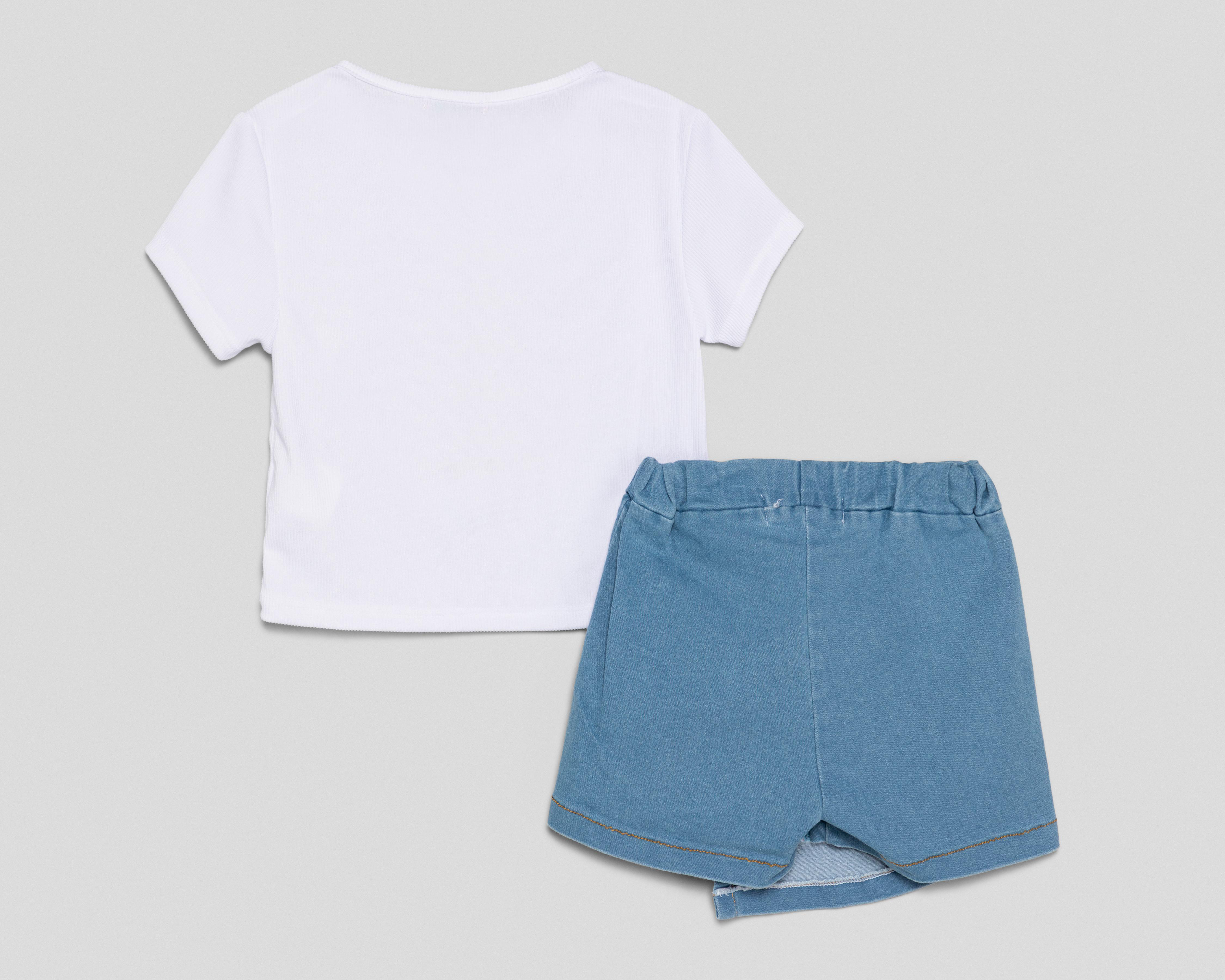Foto 2 | Blusa y Short Falda Girls Attitude para Niña
