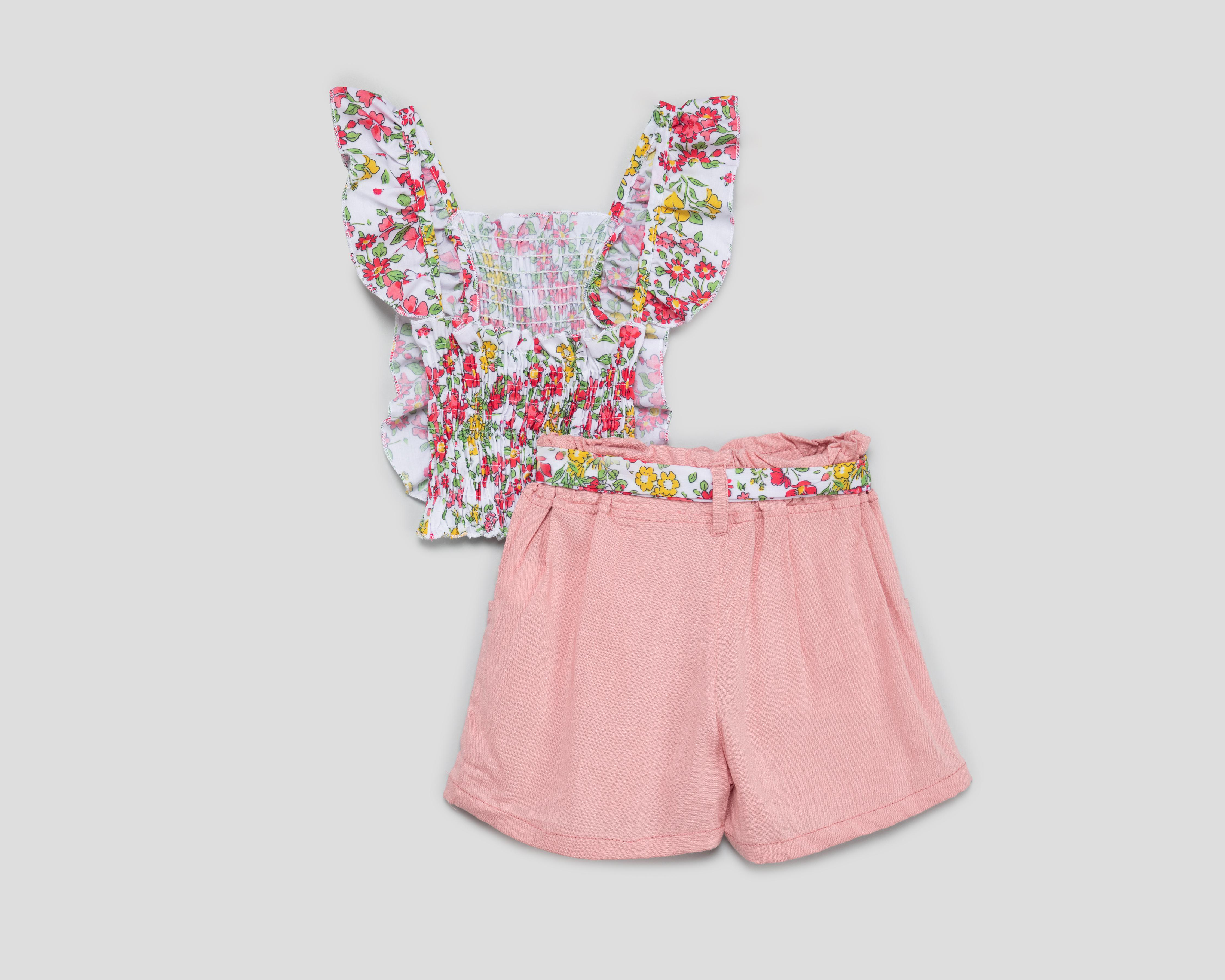 Foto 2 | Conjunto de Blusa y Short Girls Attitude para Niña 2 Piezas