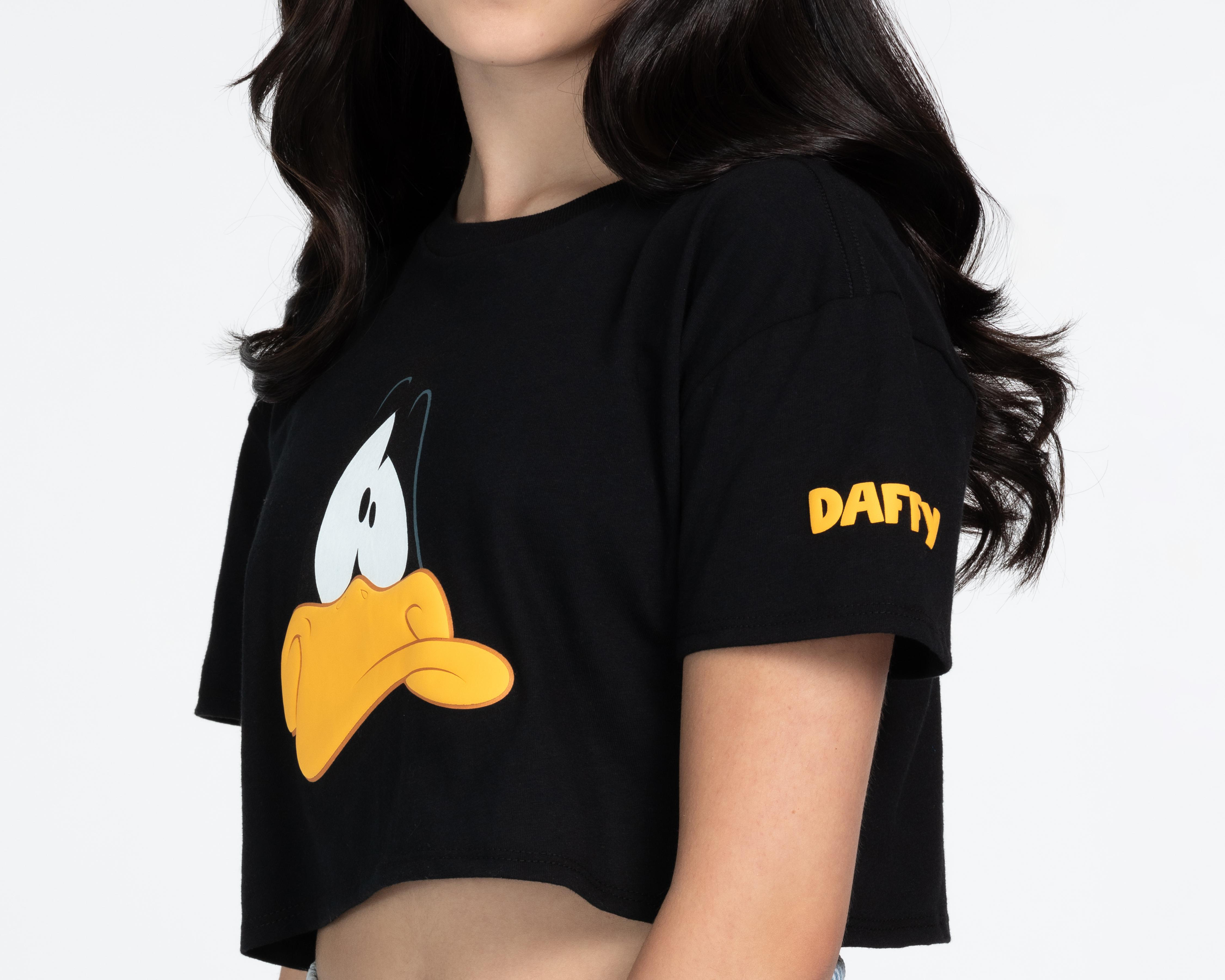 Foto 4 pulgar | Playera Looney Tunes Manga Corta Pato Lucas Juvenil