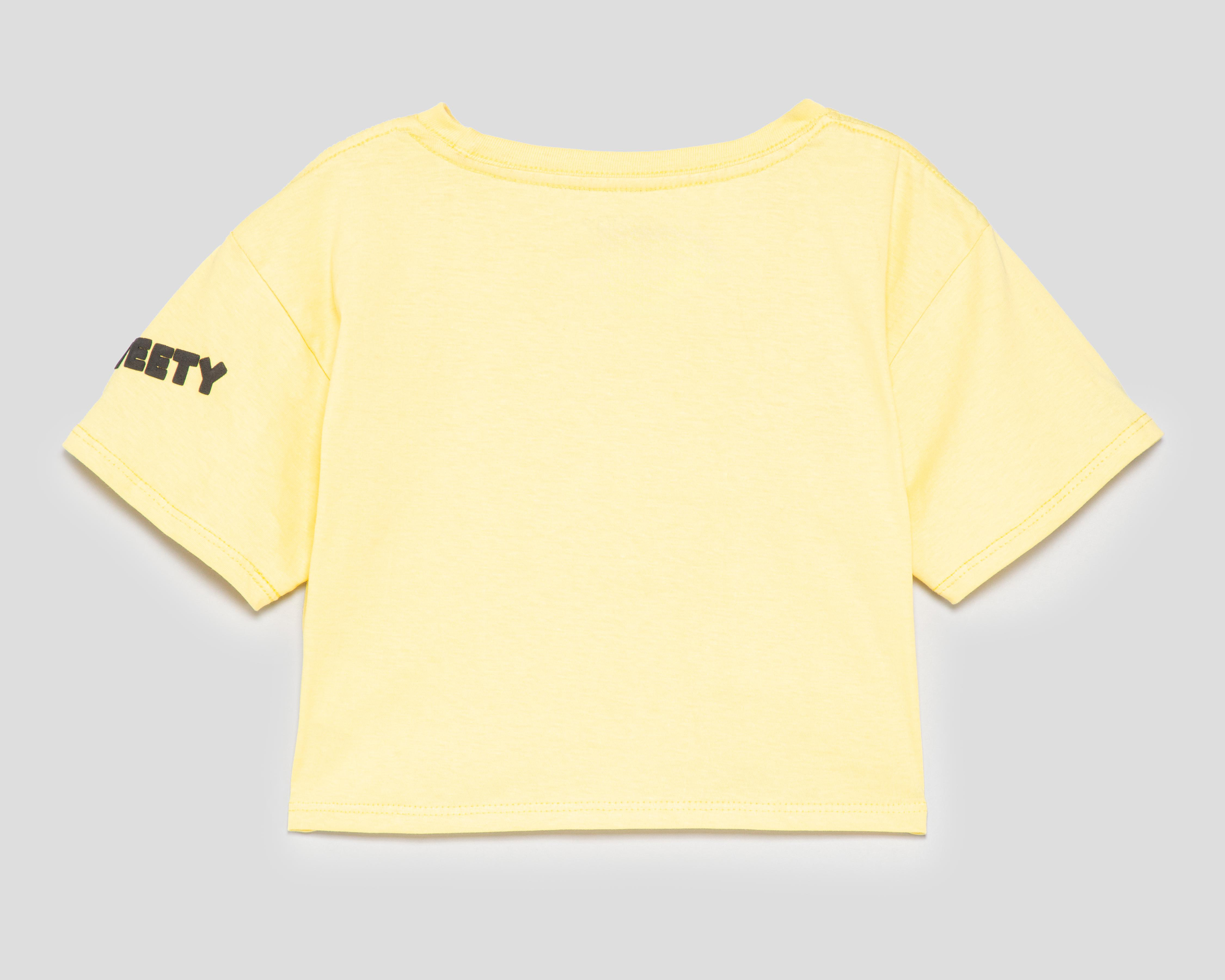 Foto 2 | Playera de Cuello Redondo Amarillo Looney Tunes para Niña
