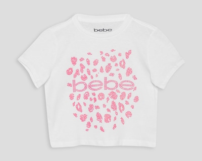 Foto 1 | Playera de Cuello Redondo Blanca Bebe para Niña