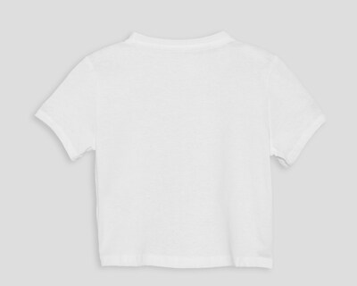Foto 2 | Playera de Cuello Redondo Blanca Bebe para Niña