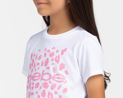 Foto 4 | Playera de Cuello Redondo Blanca Bebe para Niña