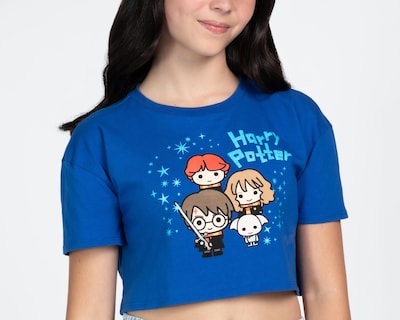 Foto 3 | Playera Harry Potter Manga Corta Estampada para Niña