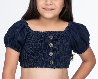 Foto 4 | Blusa con Elástico Refill para Niña