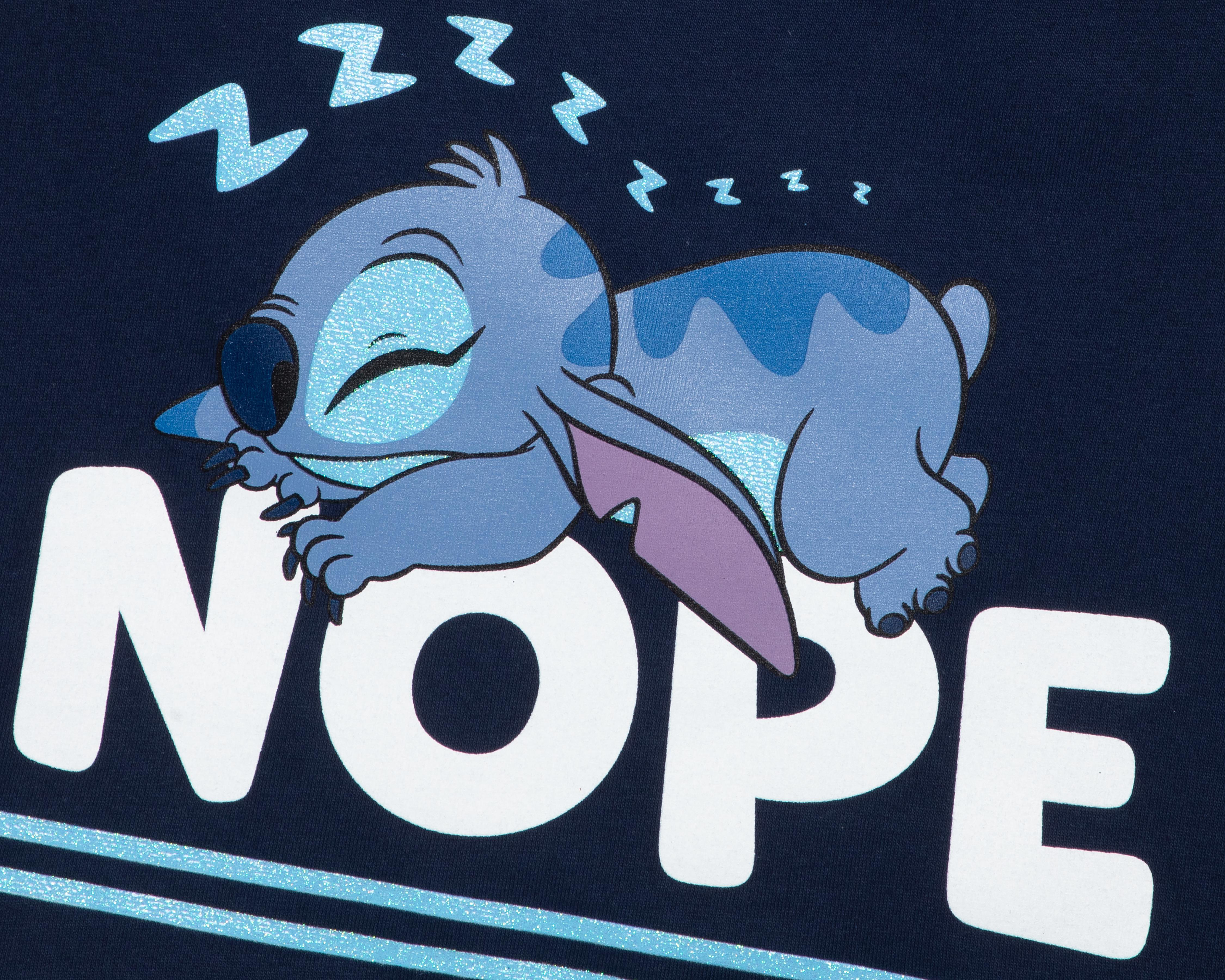Foto 4 pulgar | Pijama para Niña Stitch Disney