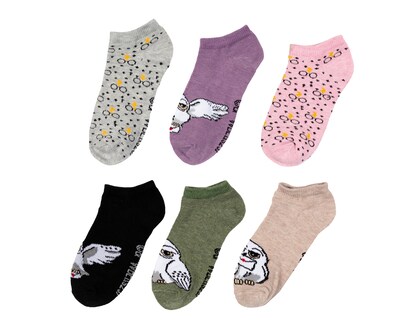 Foto 1 | Calcetas Cortas Harry Potter para Niña 6 Pares