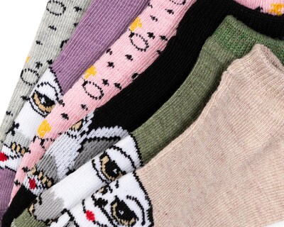 Foto 2 | Calcetas Cortas Harry Potter para Niña 6 Pares