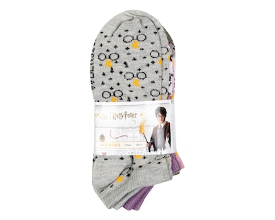 Foto 3 | Calcetas Cortas Harry Potter para Niña 6 Pares