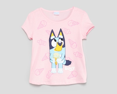 Foto 1 | Playera Bluey Manga Corta para Niña