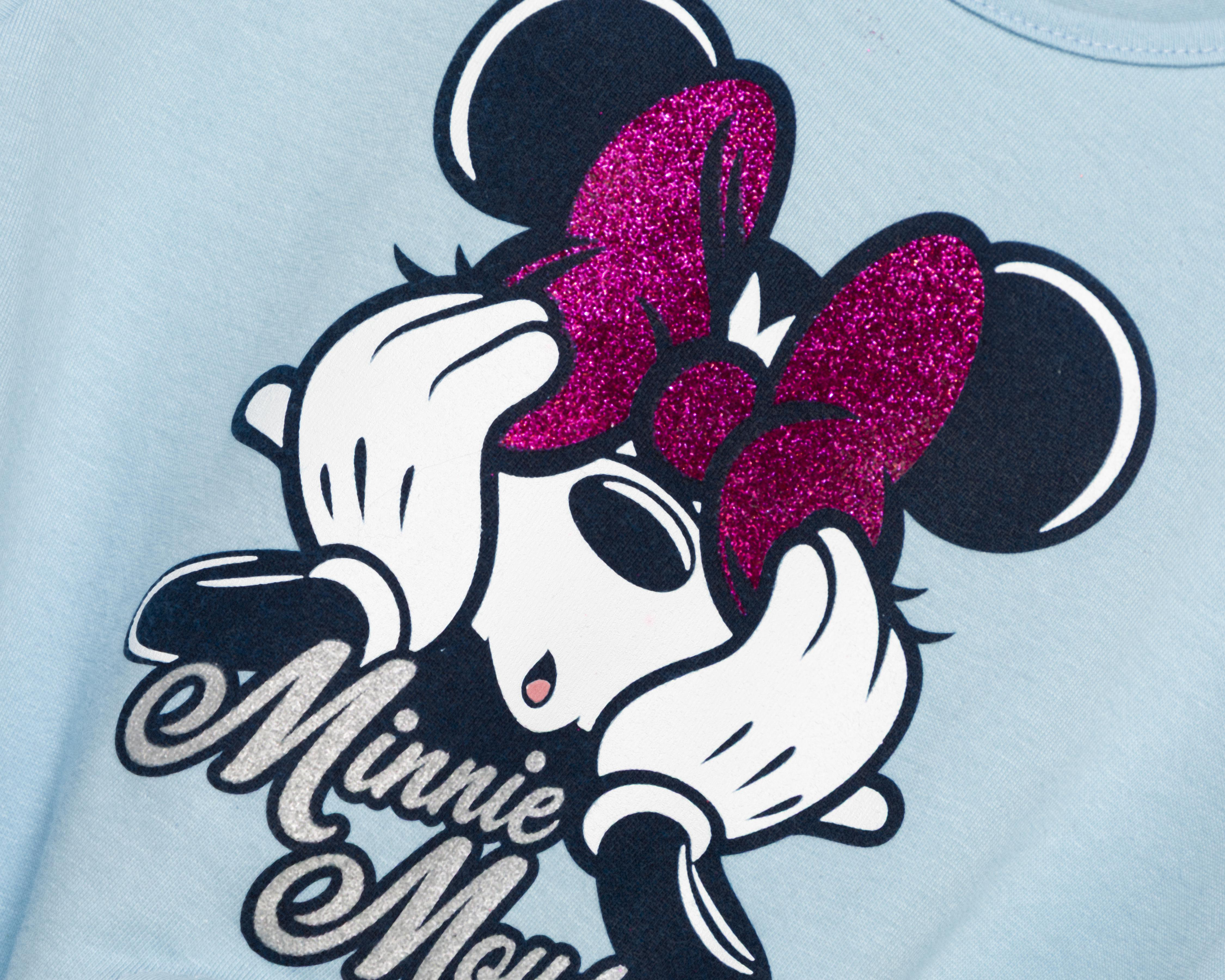 Foto 4 pulgar | Blusa y Short Disney para Niña
