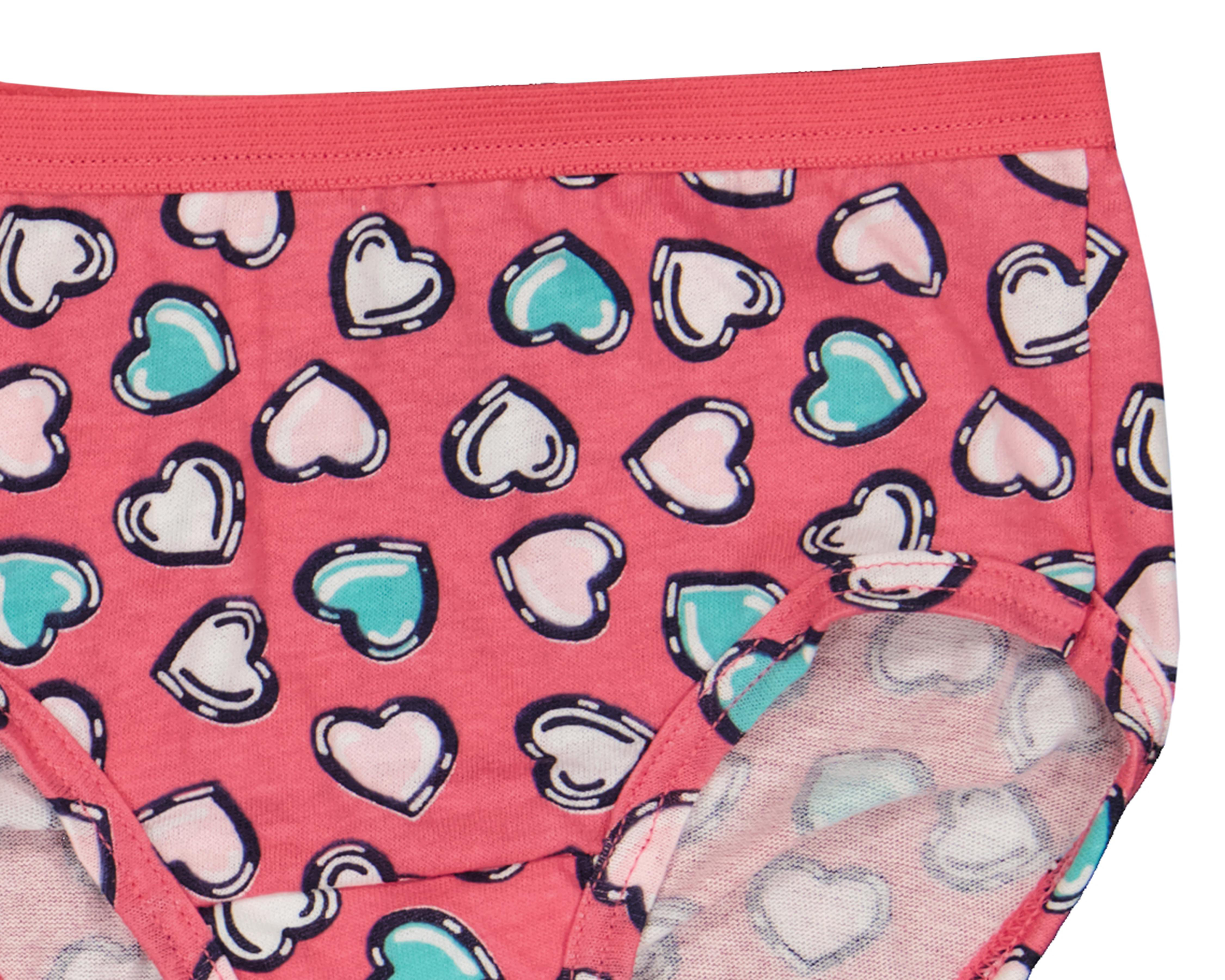 Foto 4 pulgar | Pantaleta Fruit Of The Loom para Niña 4 Piezas