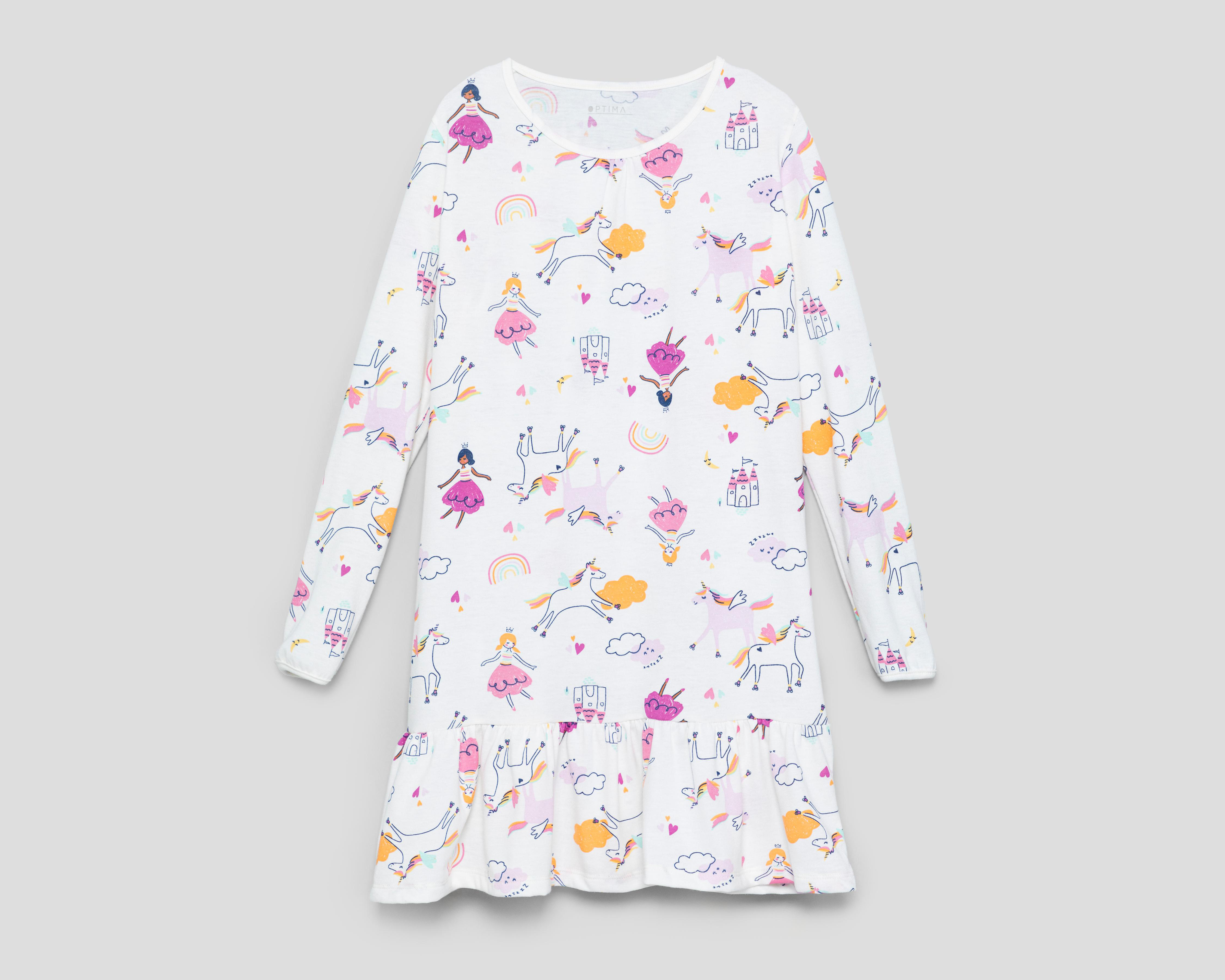 Pijama para Niña de Unicornios Optima