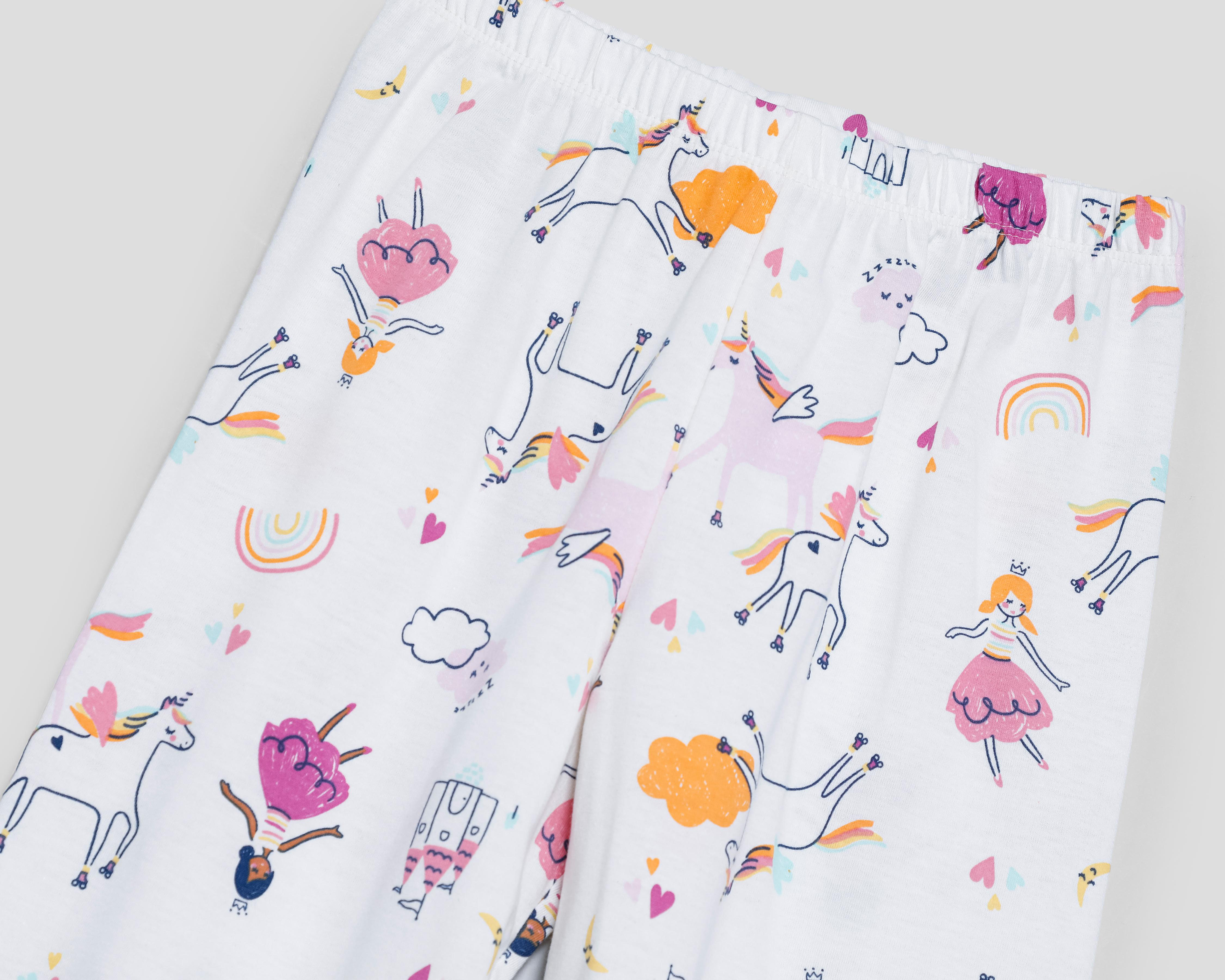 Foto 4 | Pijama para Niña de Unicornios Optima