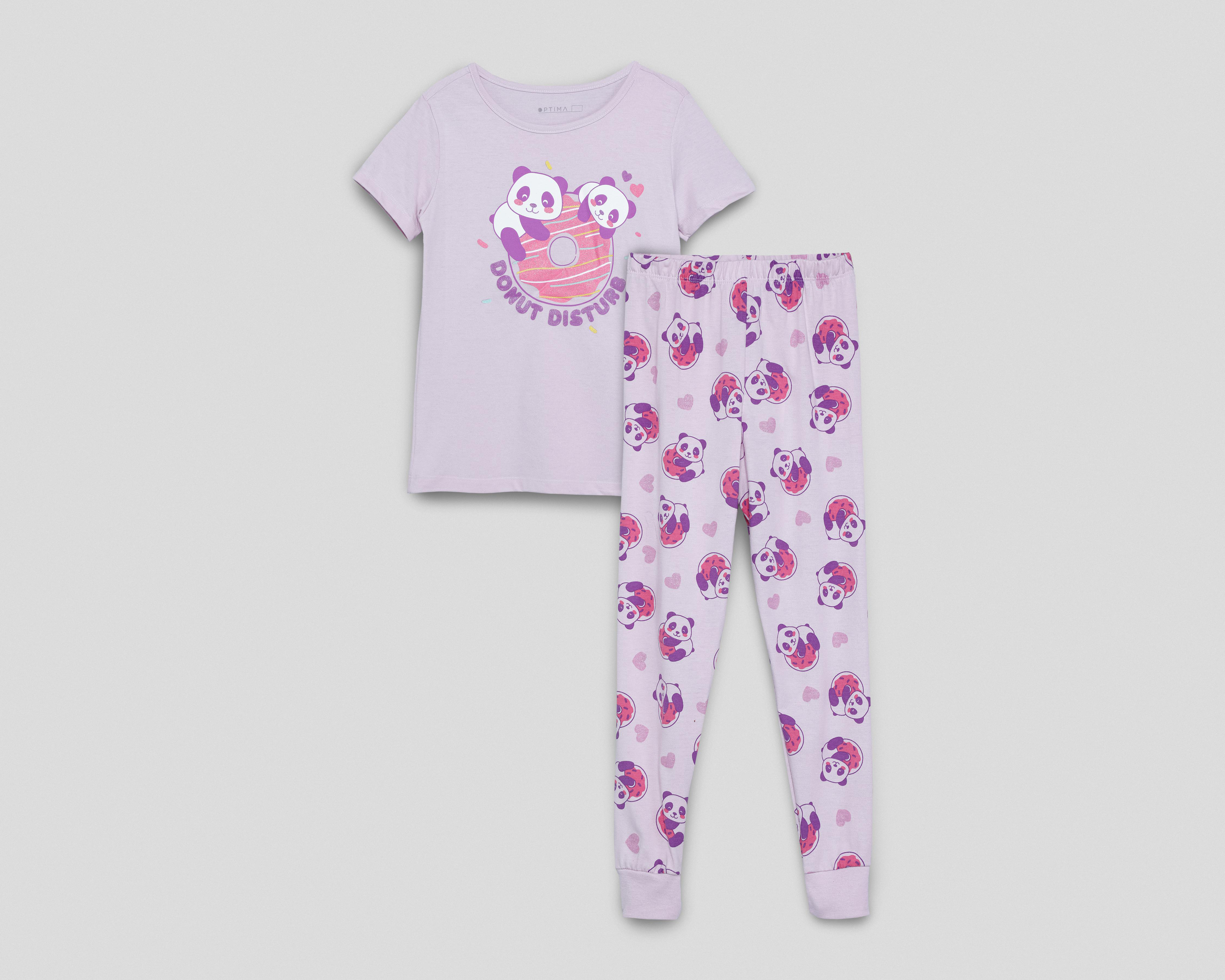 Pijama para Niña Estampada Optima