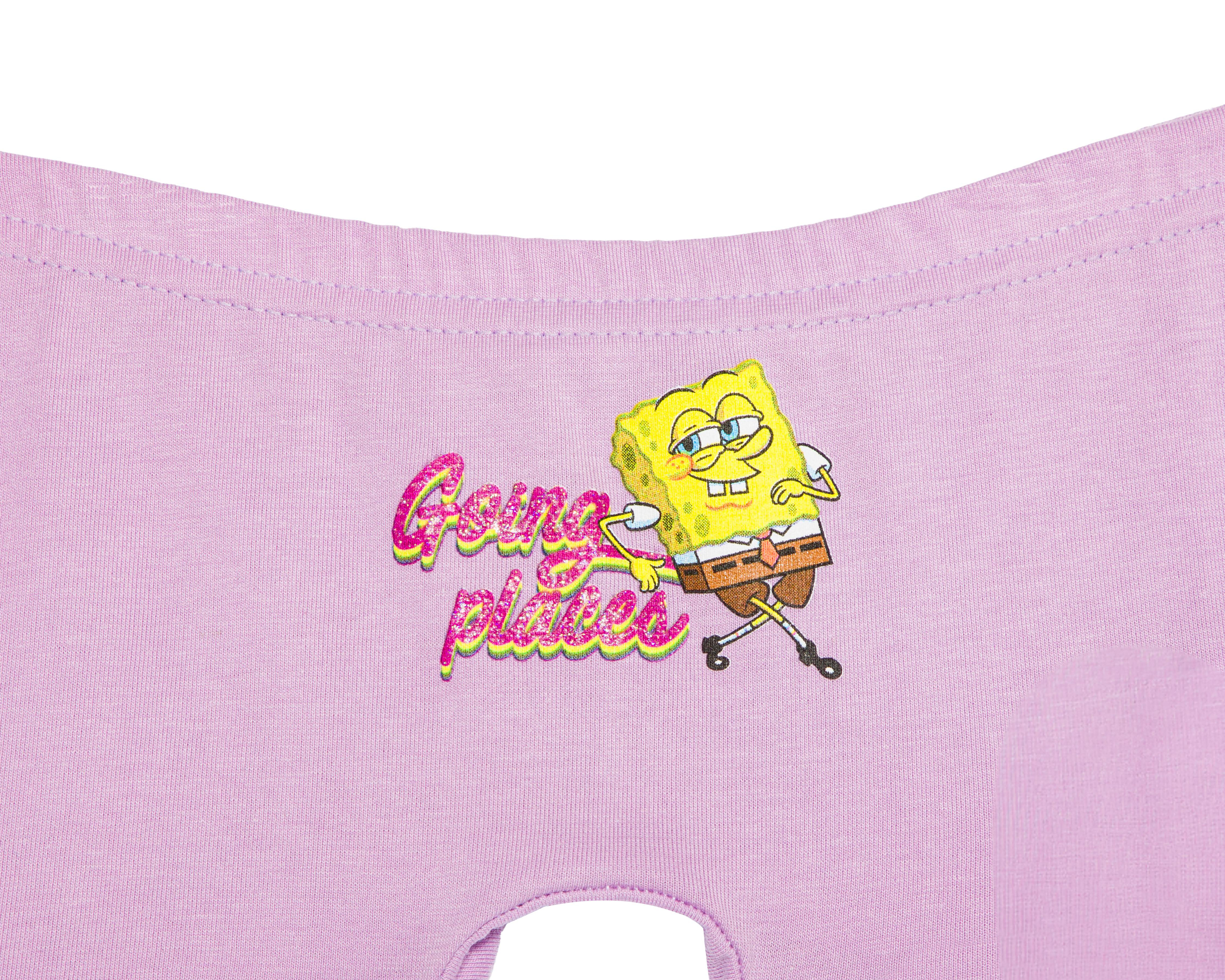 Foto 4 pulgar | Bóxer Bob Esponja para Niña 3 Piezas