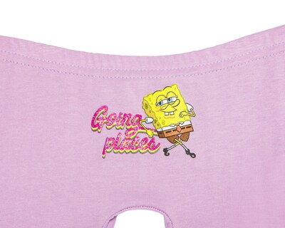 Foto 3 | Bóxer Bob Esponja para Niña 3 Piezas