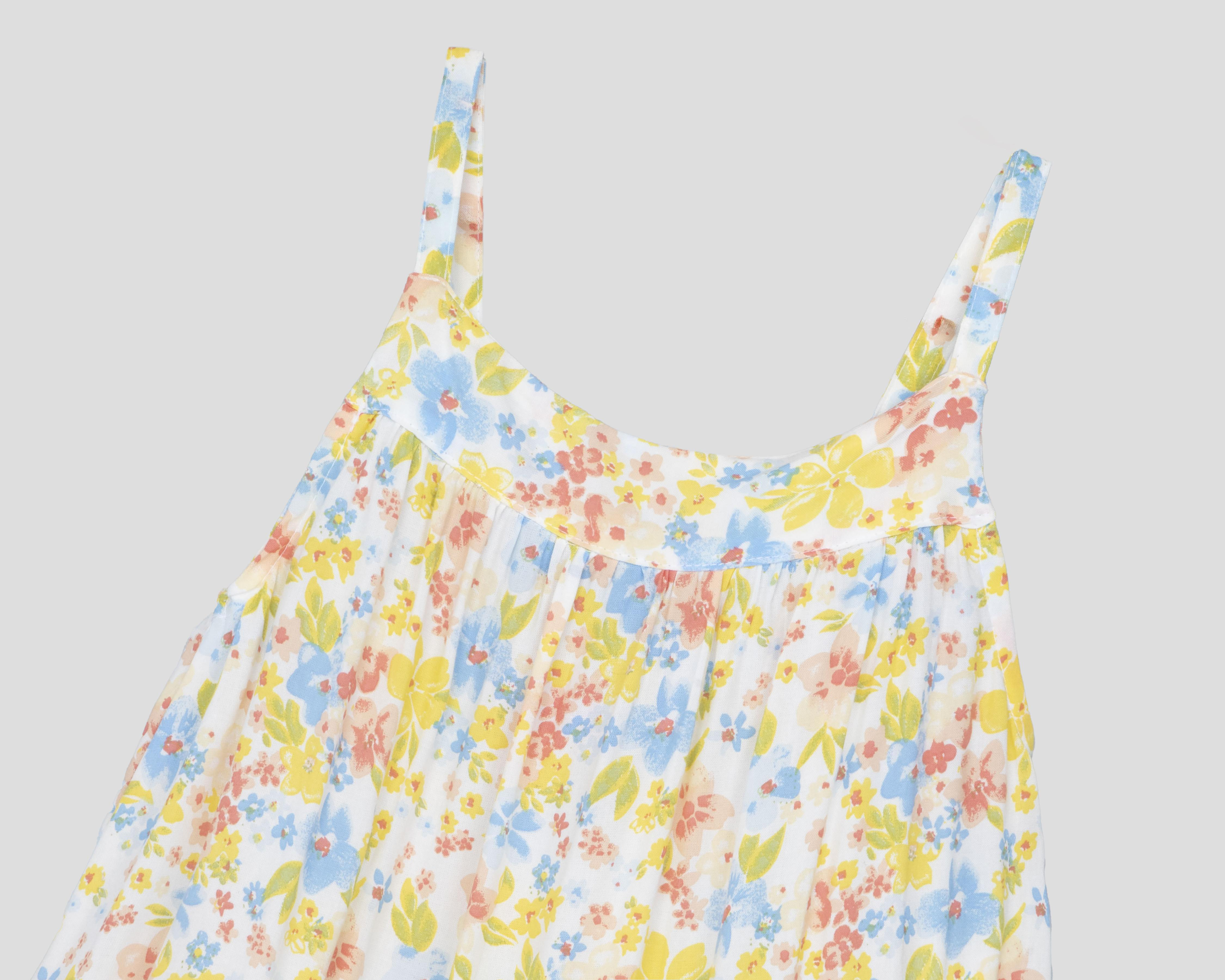 Foto 4 pulgar | Vestido Multicolor Girls Attitude para Niña con Bolsa