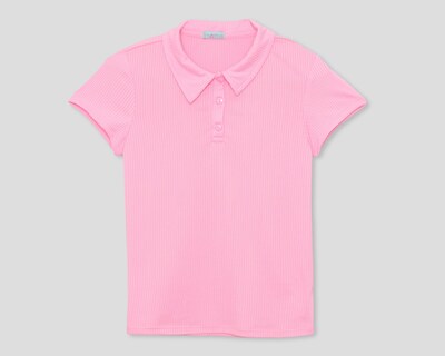 Foto 1 | Playera Girls Attitude Manga Corta Rosa para Niña