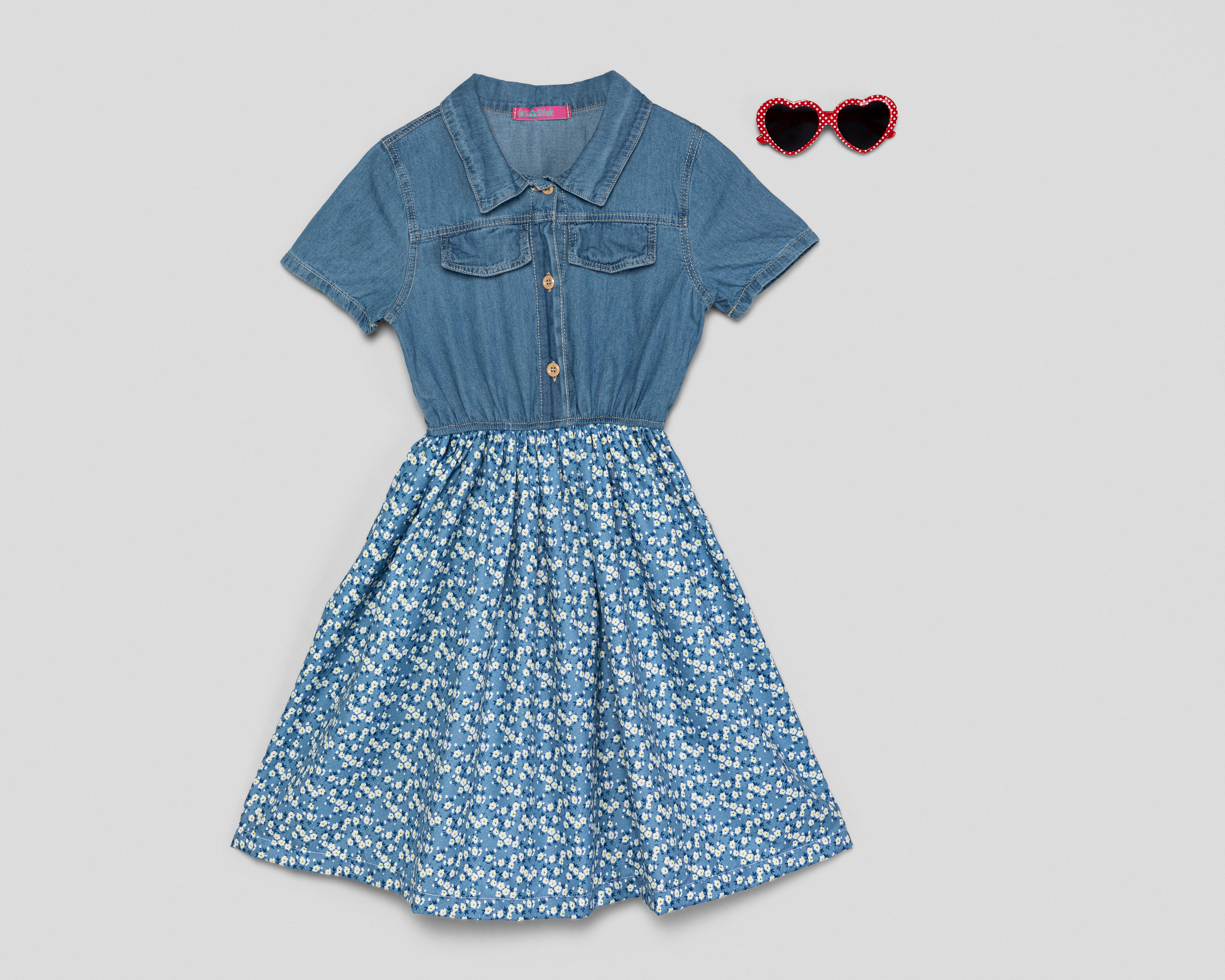 Vestido Azul Girls Attitude para Niña con Lentes $359