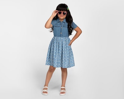 Foto 3 | Vestido Azul Girls Attitude para Niña con Lentes